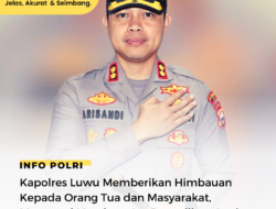 Kapolres Luwu Memberikan Himbauan Kepada Orang Tua dan Masyarakat ,Mengenai Maraknya Isu Penculikan Anak.