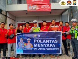 Dukung Operasi Keselamatan Pallawa 2026, Satlantas Polres Luwu Gelar Dikmas Lantas Polantas Menyapa Mappatabe