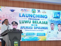 Pemkab Luwu Luncurkan Program “Luwu Belajar” dan Aplikasi Presensi Sipulungki