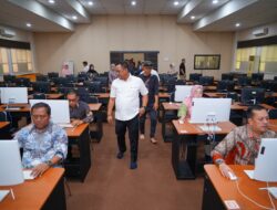 Bupati dan Wakil Bupati Luwu Tinjau Langsung Asesmen Seleksi Calon Se