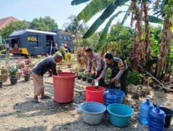 Polres Luwu Bergerak untuk Kemanusiaan, Air Bersih Disalurkan kepada Warga Desa Cimpu Utara