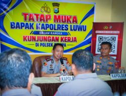Kapolres Luwu Kunker ke Polsek Bajo dan Belopa, Tekankan Disiplin dan Pelayanan Humanis